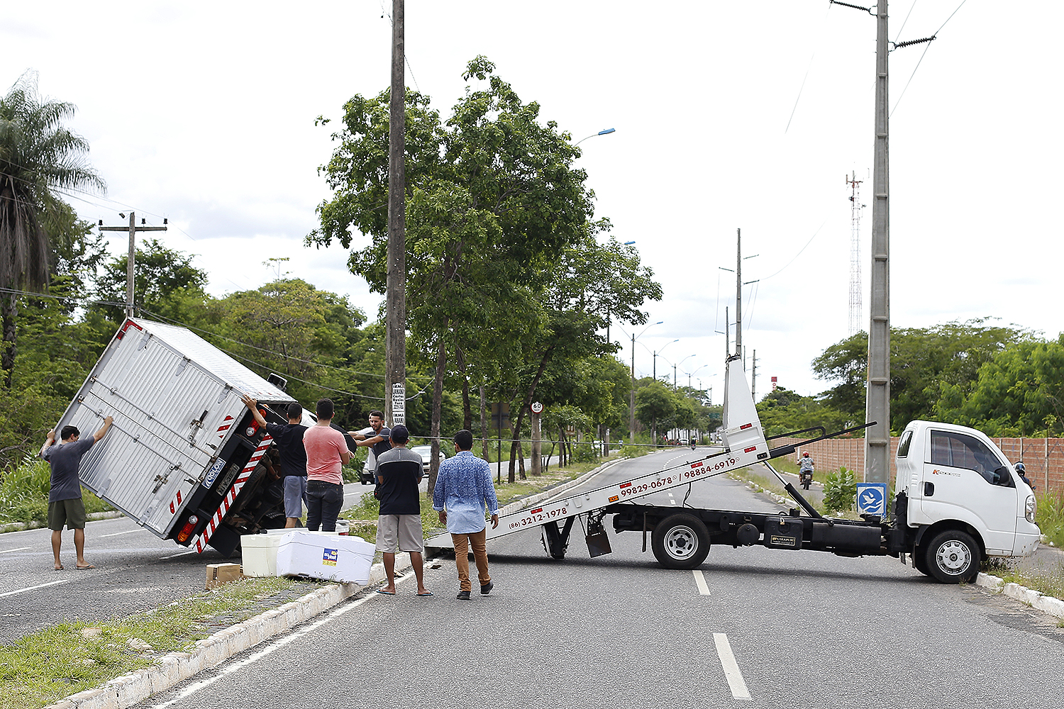 Acidente na avenida dos ipês 