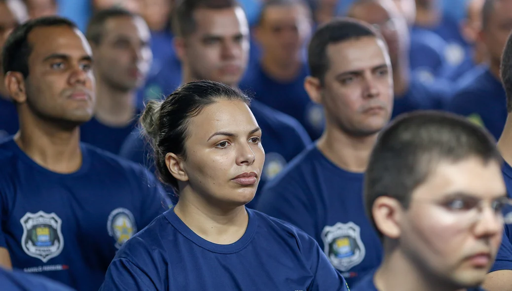 Alunos do Curso de Formação Inicial à Polícia Penal