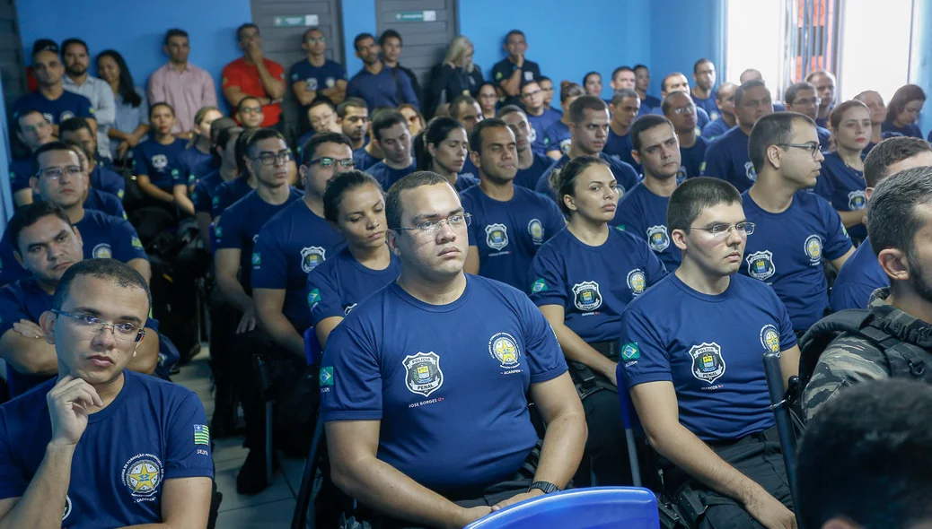 Aula inaugural do curso de Polícia Penal