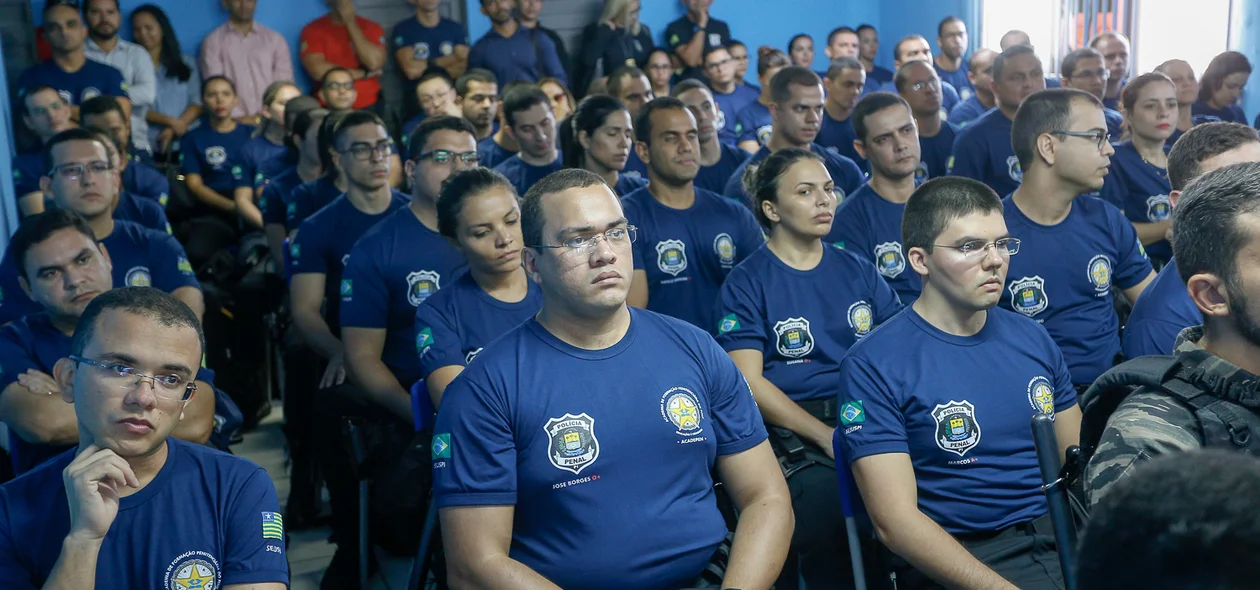 Aula inaugural do curso de Polícia Penal