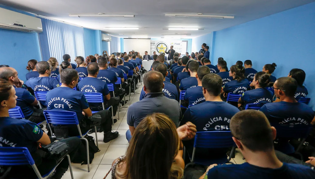 Aula inaugural do Curso de Formação Inicial à Polícia Penal