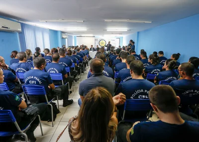 Aula inaugural do Curso de Formação Inicial à Polícia Penal