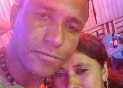 Antônia Lucia e seu companheiro 