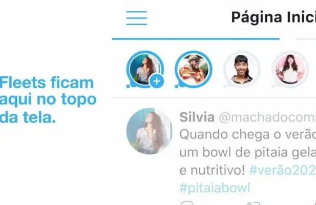 Em caráter de testes, Brasil é o único País a receber os Fleets do Twitter 