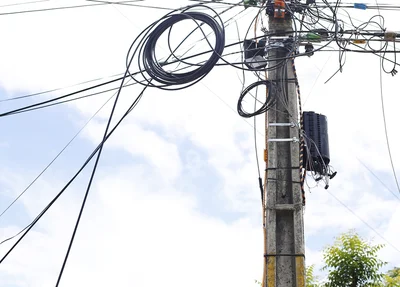 O fornecimento de energia elétrica ficou prejudicado durante horas na localidade