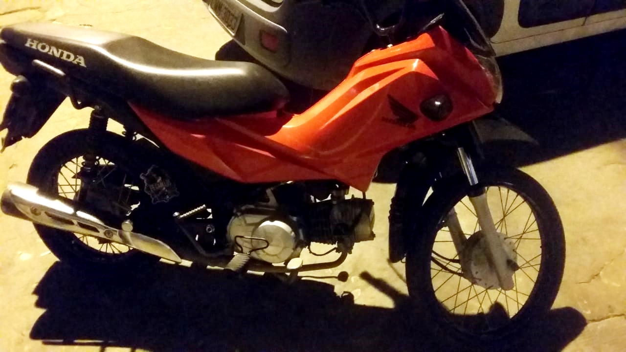 Motocicleta apreendida