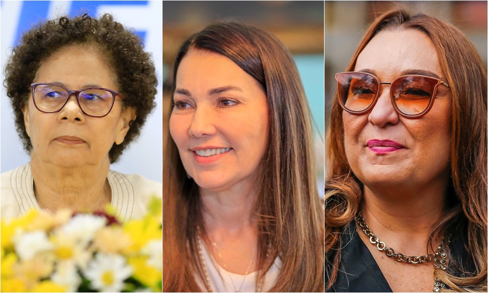 Regina Sousa, Margarete Coelho e Flora Izabel