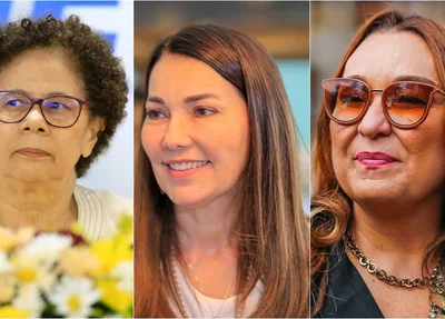 Regina Sousa, Margarete Coelho e Flora Izabel