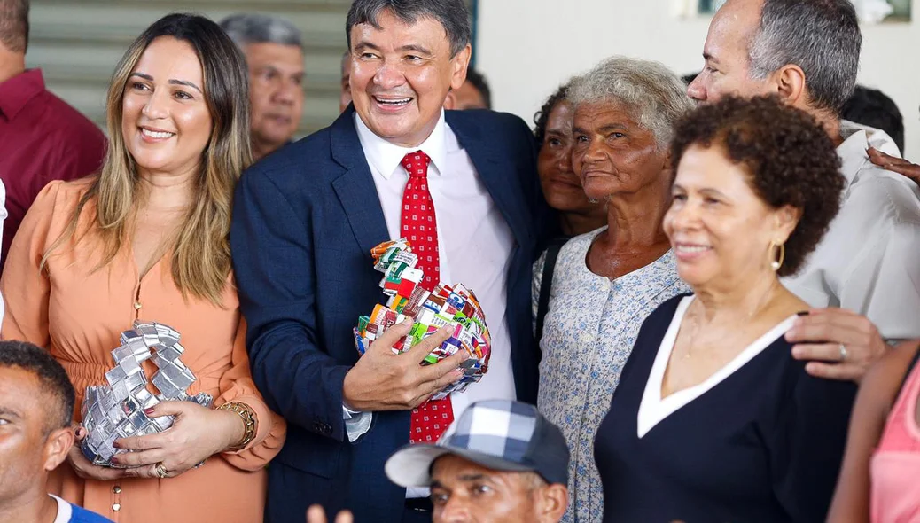 Wellington Dias comemora aniversário ao lado de Rejane dias e Regina Sousa