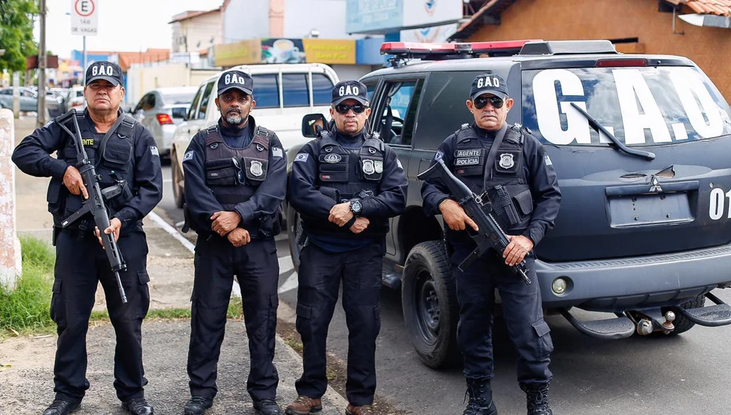 Policiais do GAO