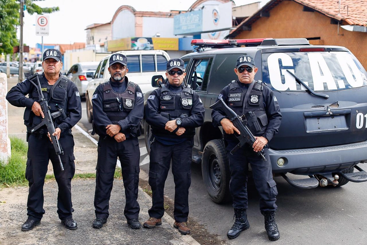 Policiais do GAO