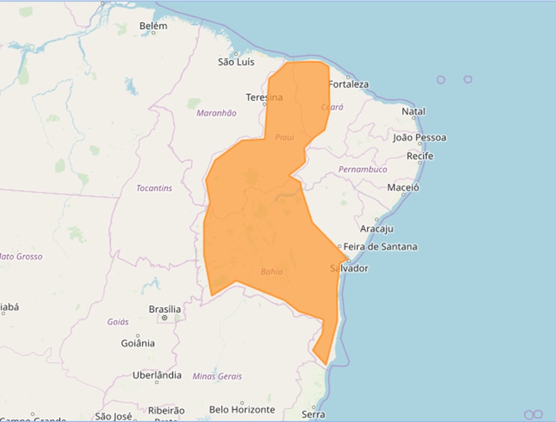 Inmet emite nota de alerta para chuvas intensas no Piauí