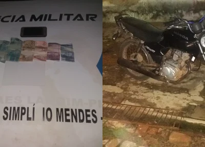 Produtos apreendidos pela Polícia Militar em Simplício Mendes