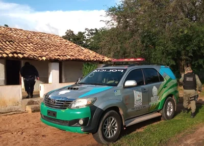 A Polícia Militar de Cocal esteve no local do crime.