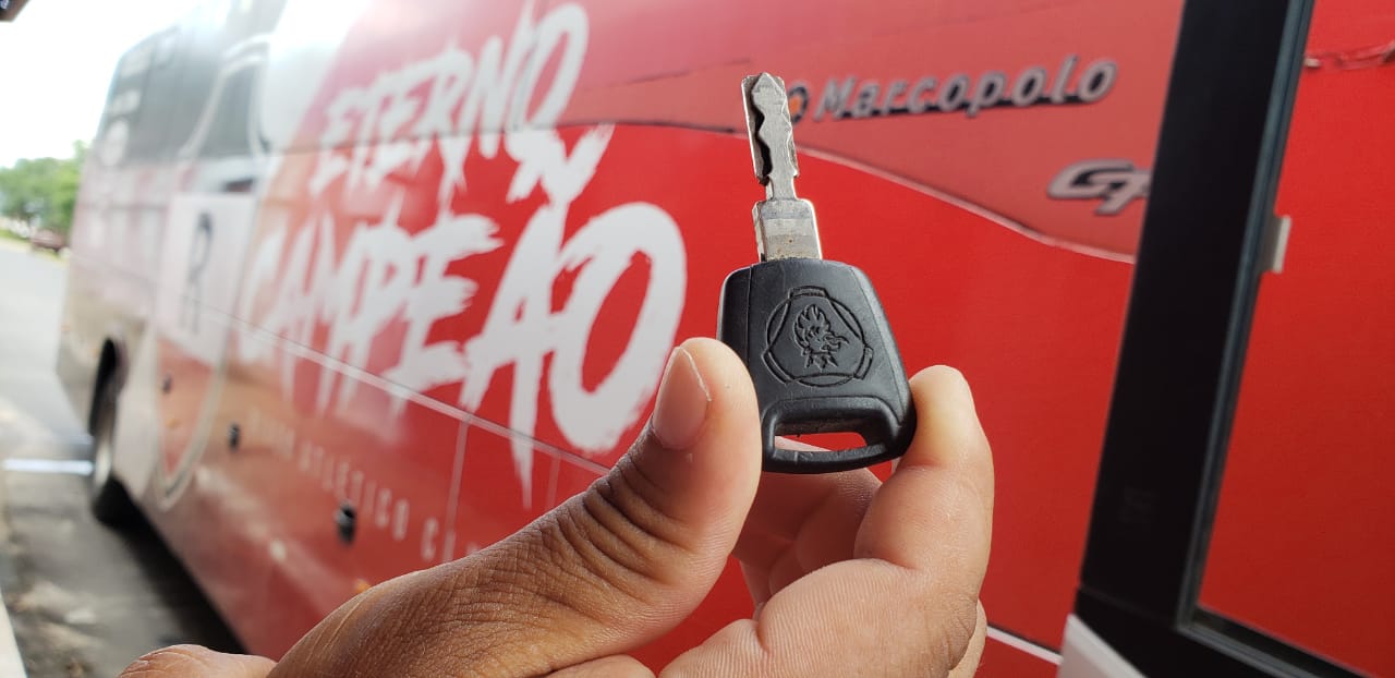 Chave do ônibus foi localizada