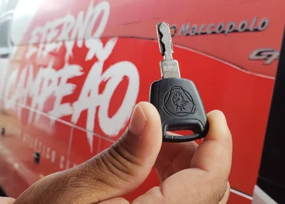 Chave do ônibus foi localizada