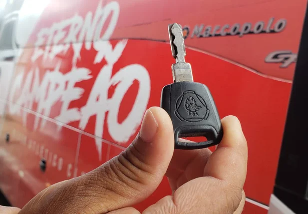 Chave do ônibus foi localizada
