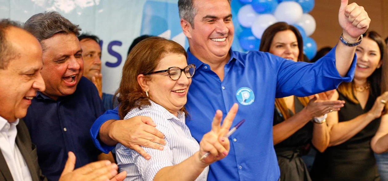 Graça Amorim e Ciro Nogueira