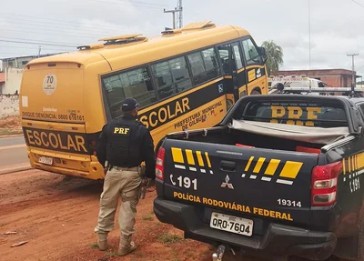 Ônibus apreendido
