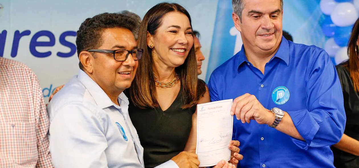 Valdemir Virgino, Margarete Coelho e Ciro Nogueira