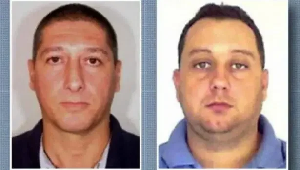 O policial militar reformado Ronnie Lessa, de 48 anos (à esquerda), e o ex-policial militar Elcio Vieira de Queiroz, de 46 (à direita)