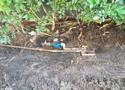 Local onde foi comprovado o furto de água