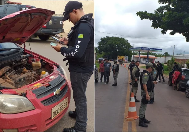 Força Tarefa realiza operação em Altos durante todo a sexta