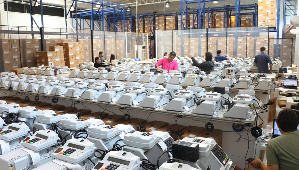 Novo depósito de urnas eletrônicas 
