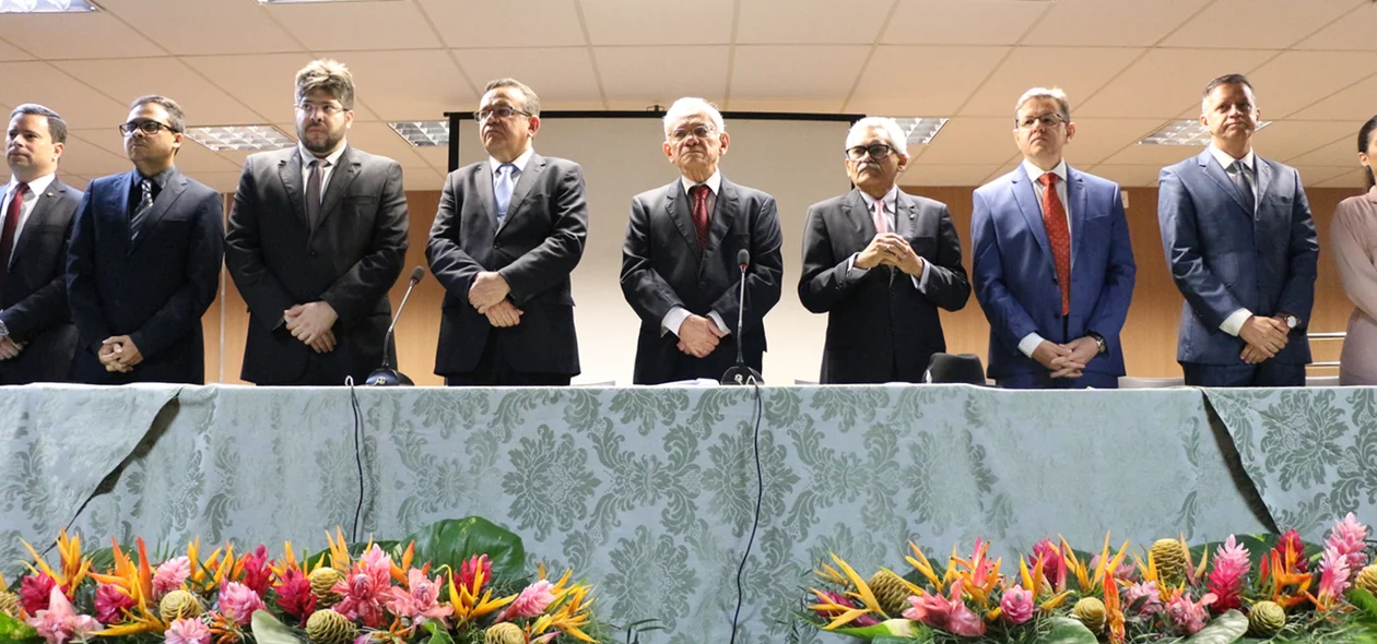 Solenidade de inauguração do novo depósito de urnas do fórum 