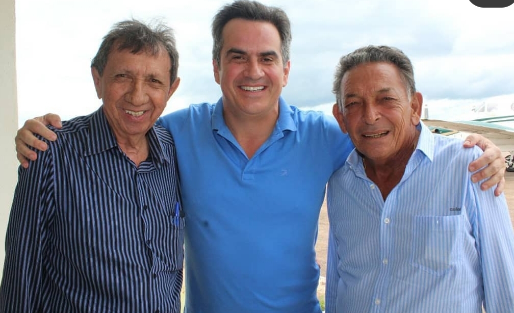 Senador Ciro Nogueira com os ex-prefeitos de Picos, José Néri e Gil Paraibano
