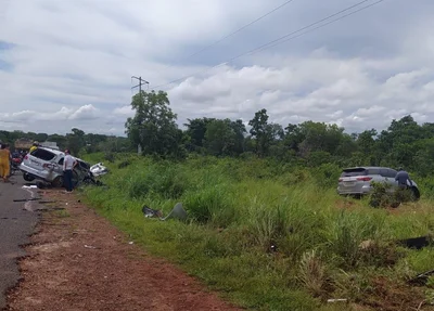 Acidente envolveu uma Hilux SW4 e uma Spacefox