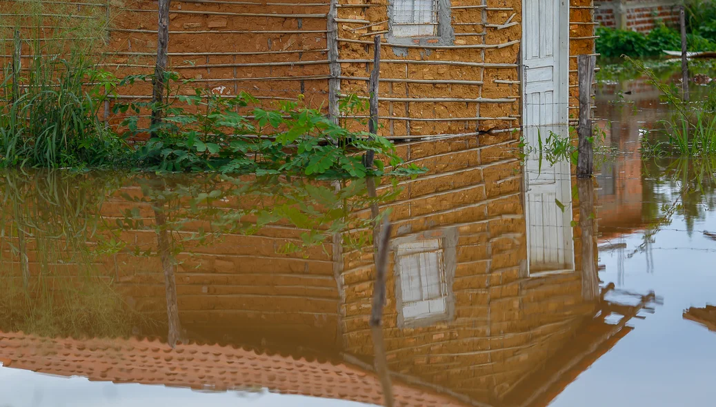 Casa alagada 