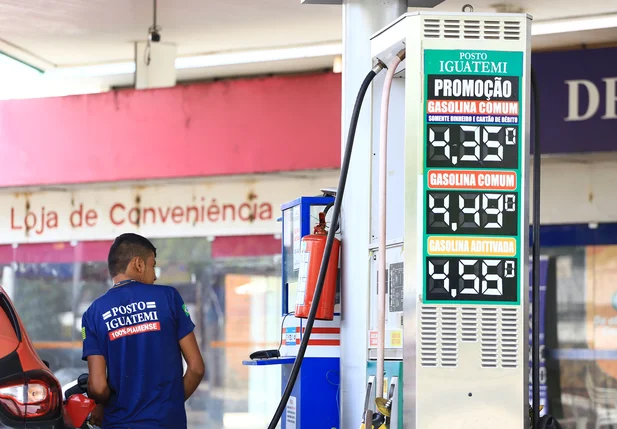 Redução do preço da gasolina