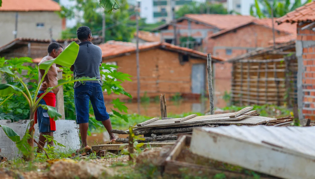 Moradores da região 