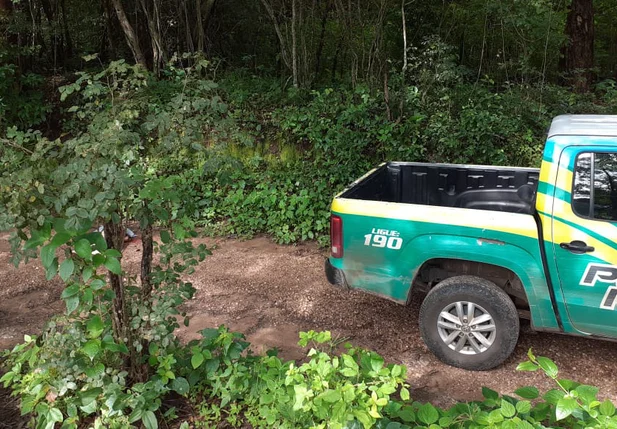 Polícia Militar esteve no local para realizar o isolamento da área