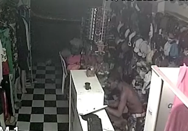 Flagrante no bairro Dirceu