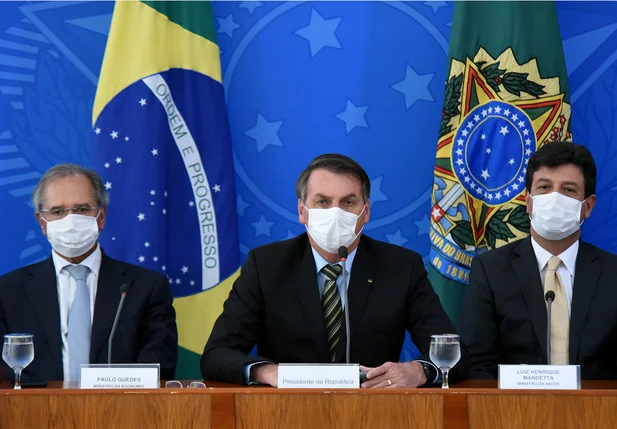 Paulo Guedes, Bolsonaro e Mandetta