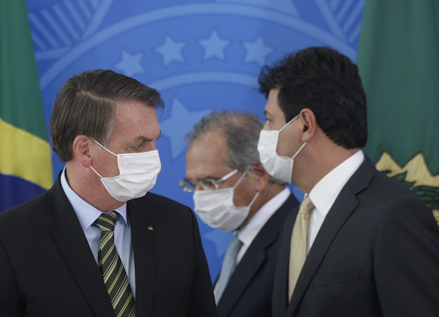 Paulo Guedes, Bolsonaro e Mandetta