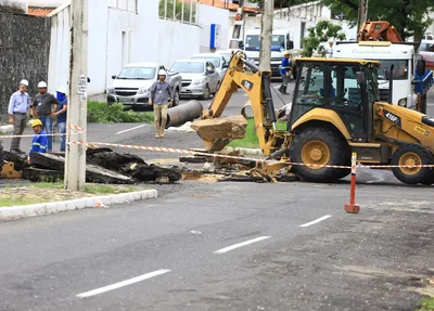 Avenida Ininga interditada pala solucionar o problema