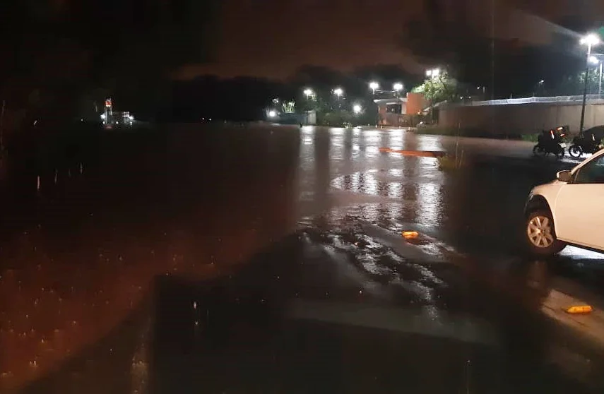 Trecho que foi interditado