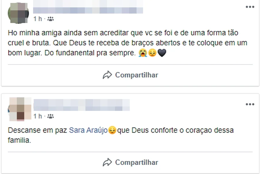 Amigos lamentam assassinato de Sara Araújo em Teresina