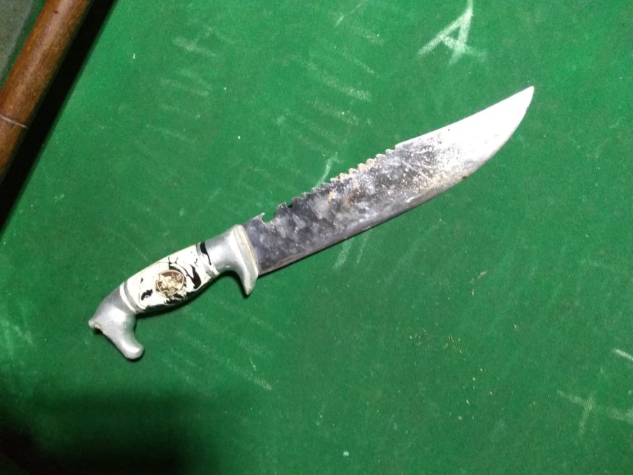 Arma utilizada no crime em Cocal