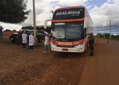 Ônibus vindo de São Paulo