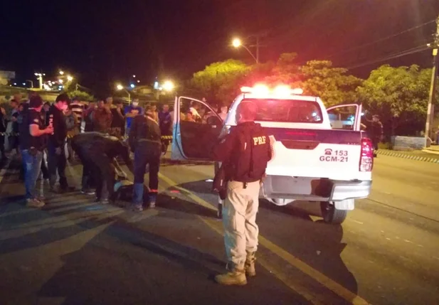 Ocorrência se deu frente ao terminal rodoviário de Teresina