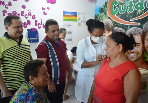 Vacinação contra a gripe em Campo Maior