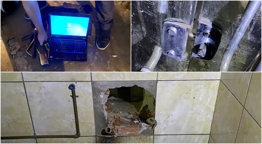 Material recuperado na ação policial dos arrombamentos