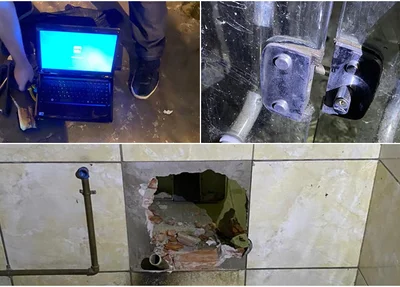 Material recuperado na ação policial dos arrombamentos