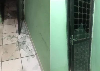Local onde ocorreu a tentativa de assalto