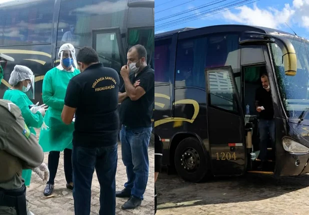 Ônibus vindo de São Paulo é abordado pela PM