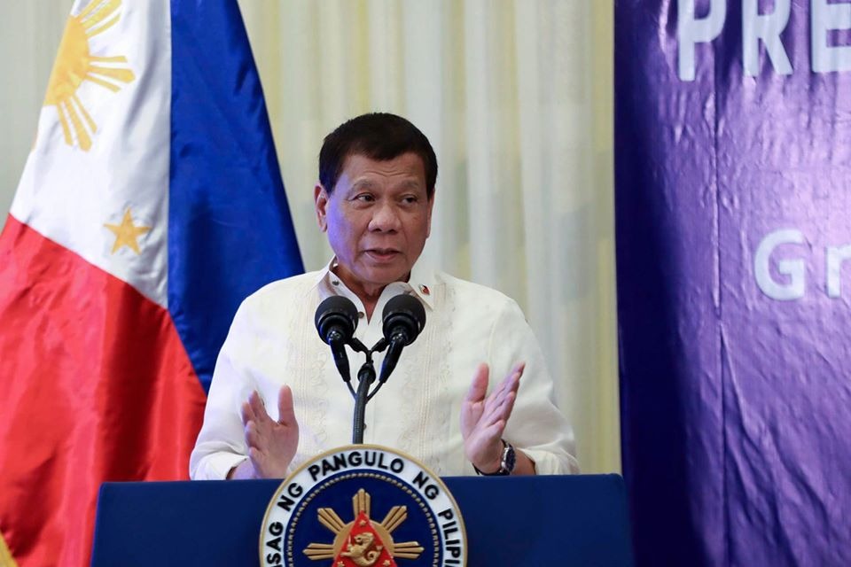 Rodrigo Duterte, presidente das Filipinas